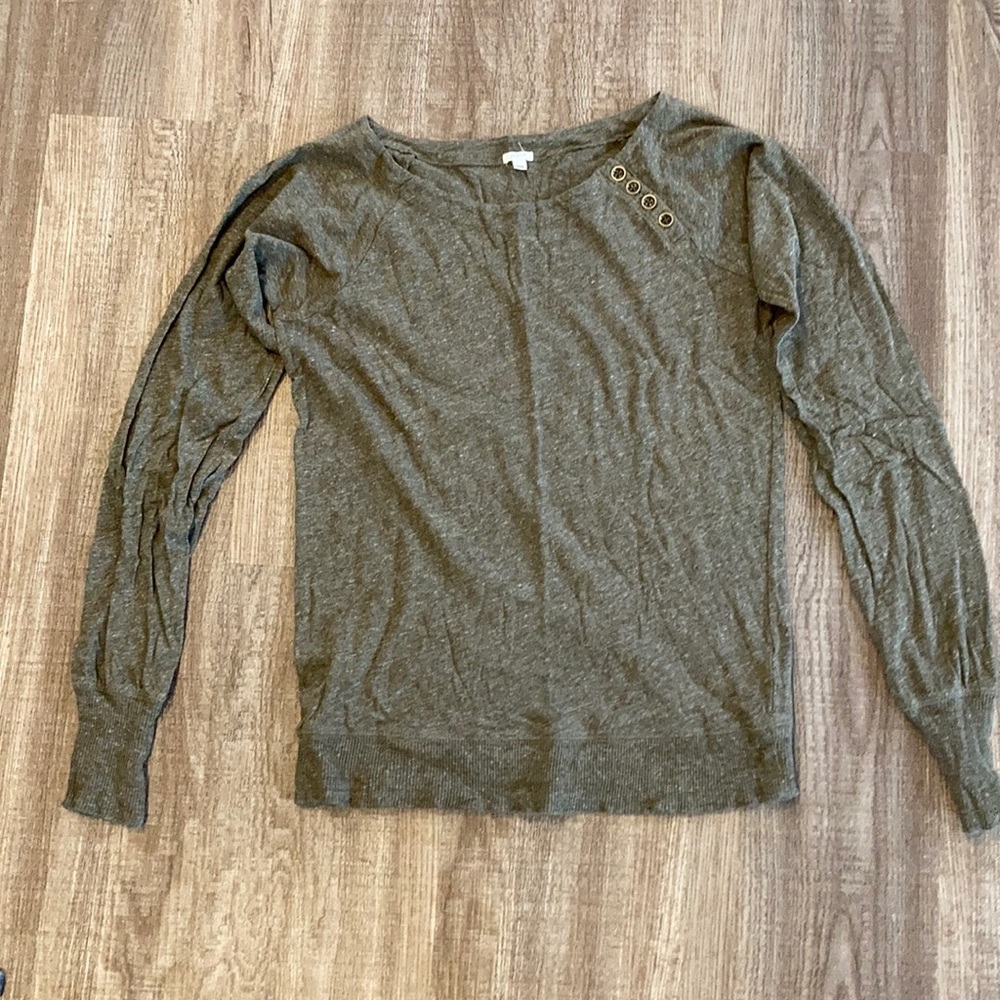 J. Crew Button-Neck Shirt, size XS